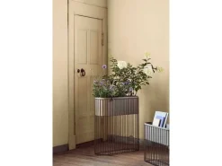 Fenja plantenbak op standaard - taupe