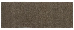 Fia vloerkleed wol - grijs/bruin 75x200cm