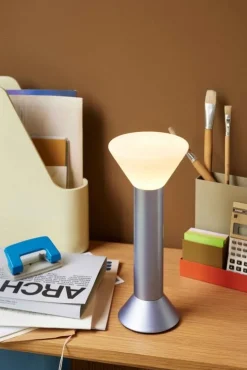 Flash portable lamp metallic paars - 962012