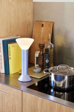 Flash portable lamp metallic paars - 962012