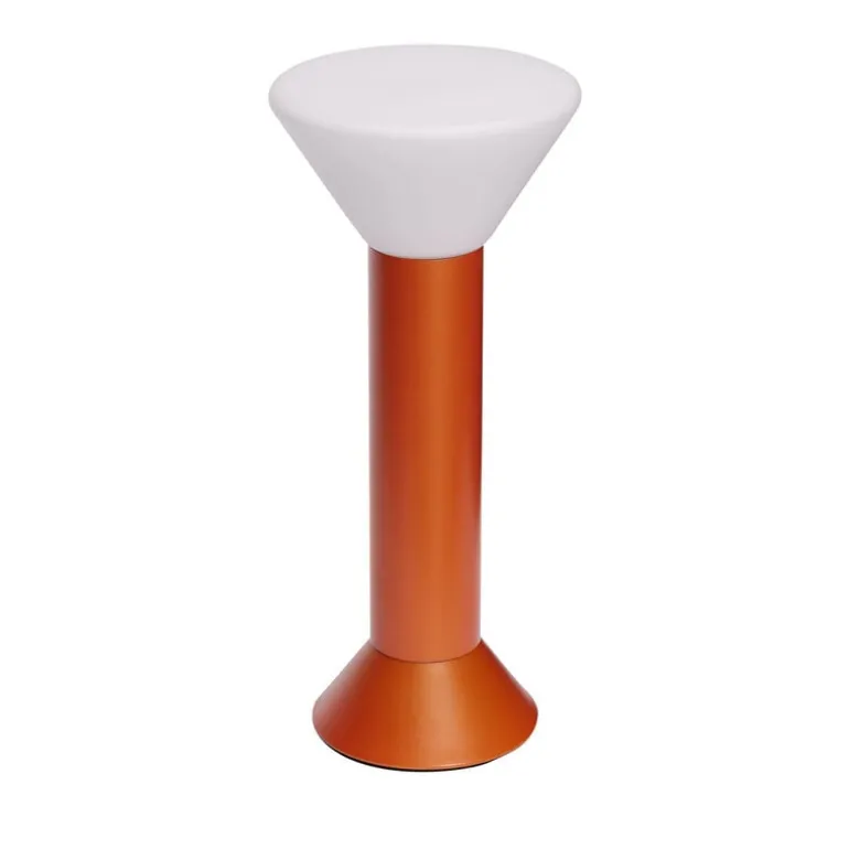 Flash portable lamp metallic oranje - 962013