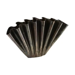 Flood vaas - antiek bruin