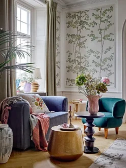 Floral vaas roze - 82062601