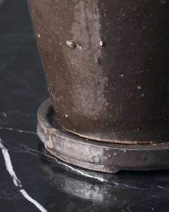 Flower bloempot met schotel set van 2 stuks - 210140611