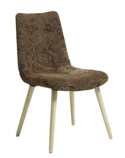 Flower eetkamerstoel - lichtbruin