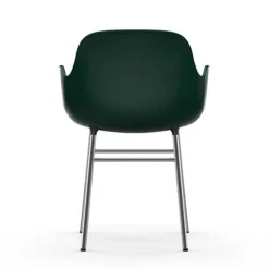 Form Armchair stoel chrome groen