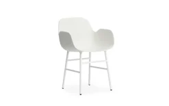 Form Armchair stoel staal wit