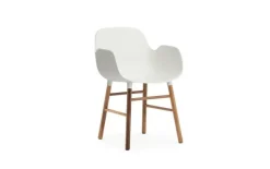 Form Armchair stoel walnoot wit - 602768