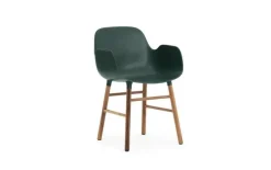 Form Armchair stoel walnoot groen - 602772