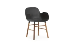 Form Armchair stoel walnoot zwart - 602770