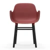 Form Armchair stoel zwart rood - 603211