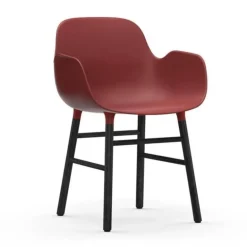 Form Armchair stoel zwart rood - 603211