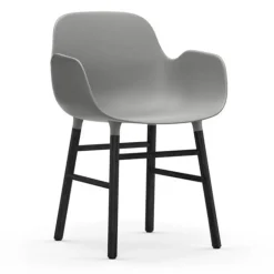 Form Armchair stoel zwart grijs - 603207