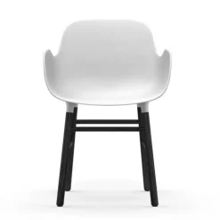 Form Armchair stoel zwart wit - 603206