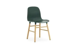 Form Chair eiken stoel groen