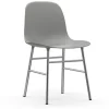 Form Chair stoel chrome grijs