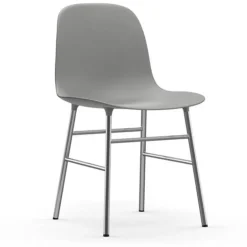 Form Chair stoel chrome grijs