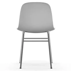 Form Chair stoel chrome wit