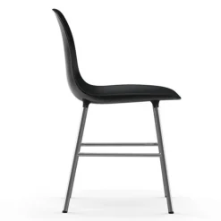Form Chair stoel chrome zwart