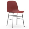 Form Chair stoel chroom rood