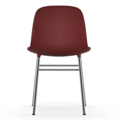 Form Chair stoel chroom rood
