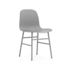 Form Chair stoel staal grijs