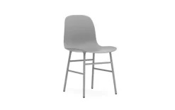 Form Chair stoel staal grijs