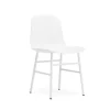 Form Chair stoel staal wit