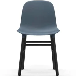 Form Chair stoel zwart blauw