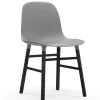 Form Chair stoel zwart grijs