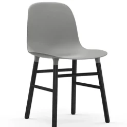 Form Chair stoel zwart grijs