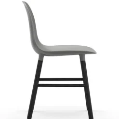 Form Chair stoel zwart grijs