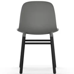 Form Chair stoel zwart grijs