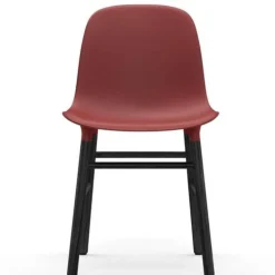 Form Chair stoel zwart rood