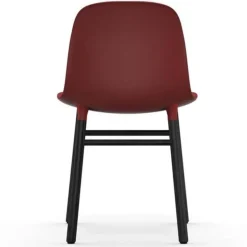 Form Chair stoel zwart rood