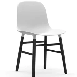Form Chair stoel zwart wit