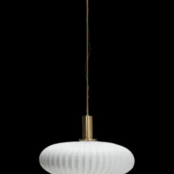 Fort hanglamp messing/gebroken wit - 900000270