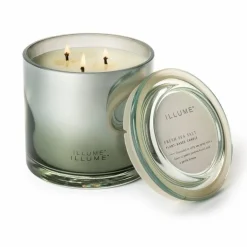 Fresh sea salt statement kaars blauw - 4626134100