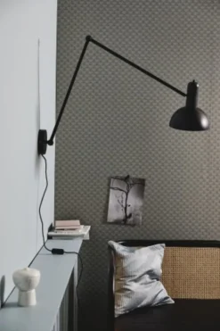 Freya wandlamp - zwart