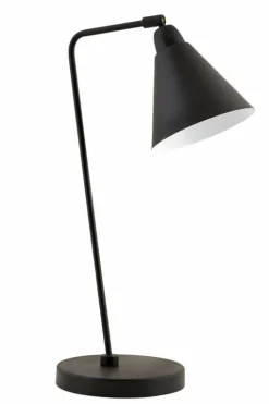 Game tafellamp zwart metaal wit