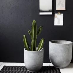 Gard bloempot set beton look