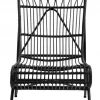 Garden loungestoel - zwart