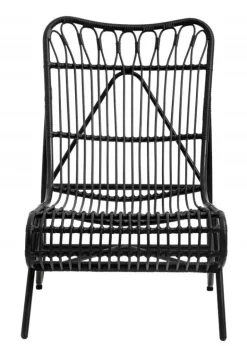 Garden loungestoel - zwart