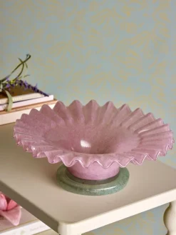 Garnet decoratie schaal roze - 82061727