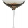 Garo cocktail glazen bruin - set van 8 stuks