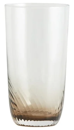 Garo longdrink glazen bruin set van 4 stuks -41741