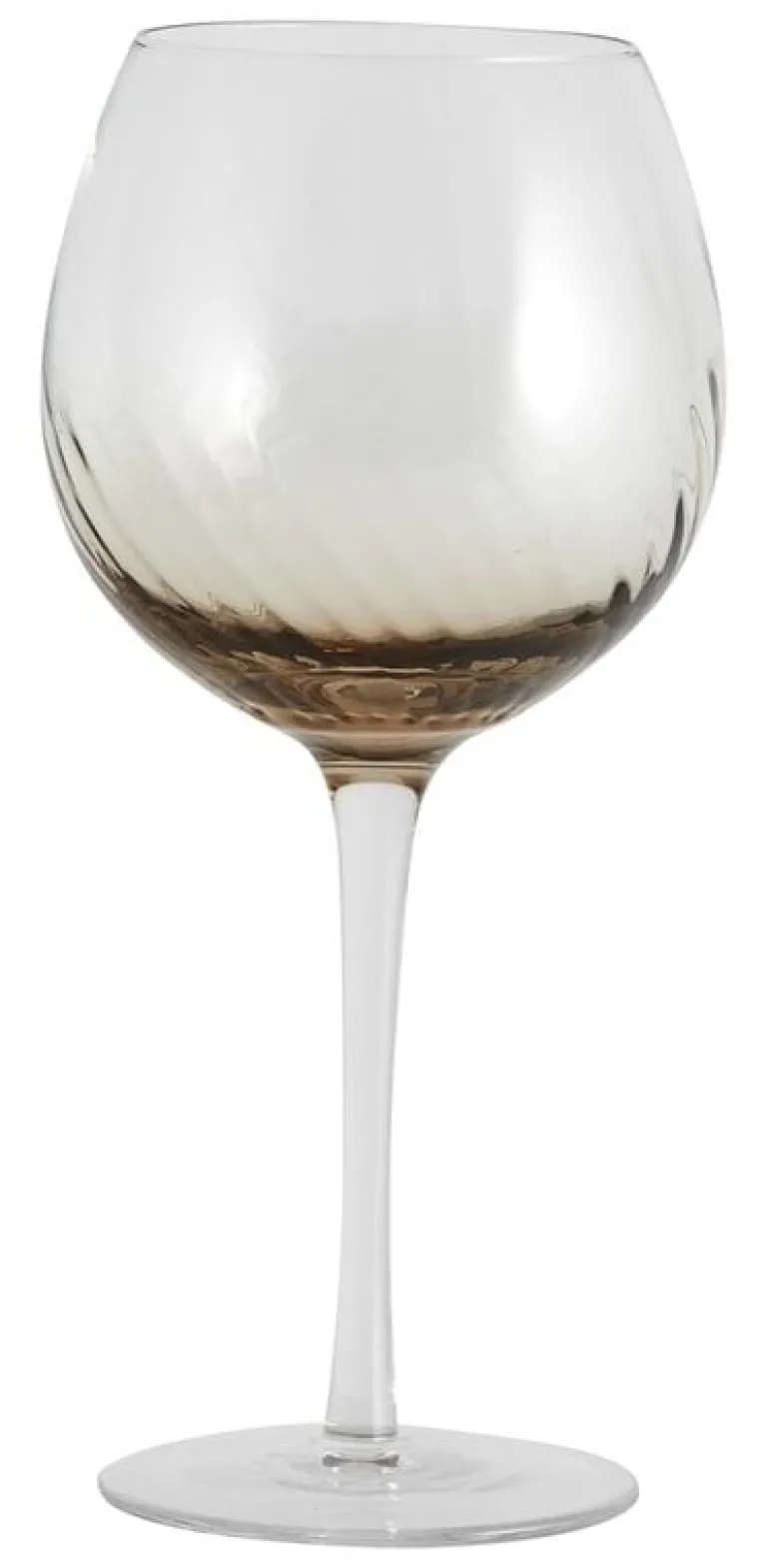 Garo wijnglazen bruin - set van 8 stuks