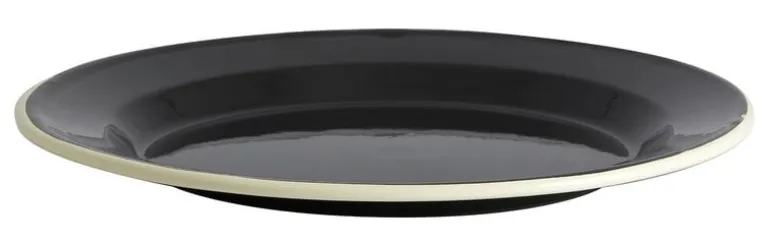 Ginger borden L zwart set van 6 stuks - 60047