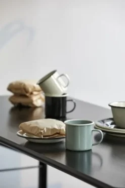 Ginger borden L zwart set van 6 stuks - 60047