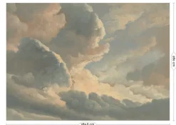 Golden age clouds behang WP-787 - 389,6x280cm